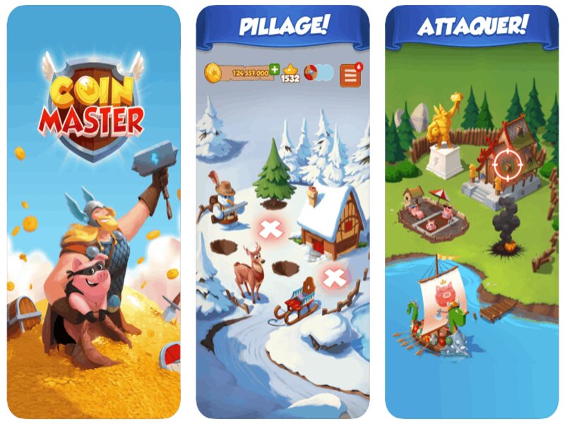 Nhiệm vụ của bạn khi chơi Hack Coin Master là cướp bóc và nhận thưởng