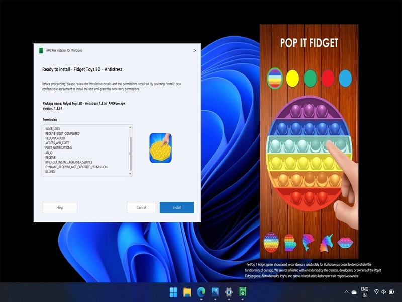 Cài đặt APK file từ PC