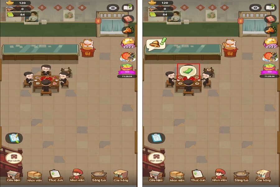 Banner tiệm lẩu đường hạnh phúc mod